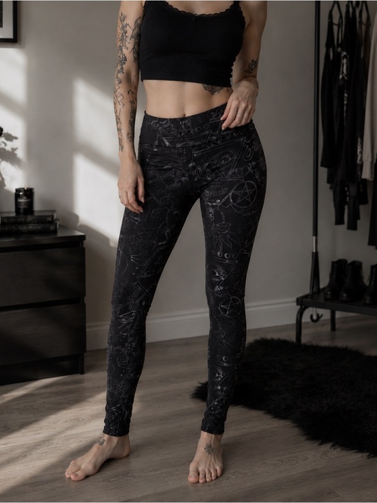 Killstar Pants - Killstar Grave Leggings